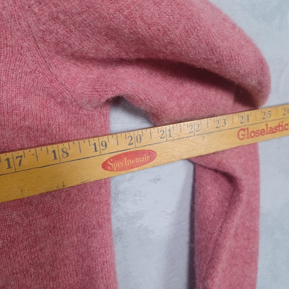 Rachel Zoe Women's 100% 2-Ply Cashmere Sweater Small Pink Crewneck Pullover Top - Picture 9 of 10